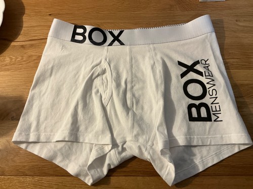 Box menswear white boxers - box,