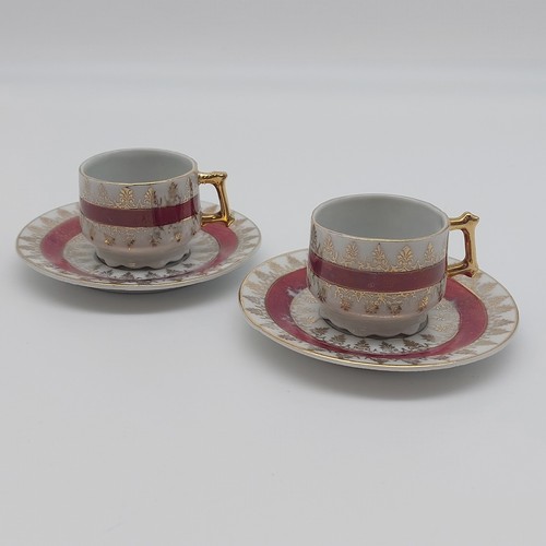 Antique demitasse cup saucer - &,