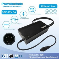 42V 3A SV 5-pin Fast Charger for 36V Carrera Pendleton Raleigh 2015-2018 Joycube