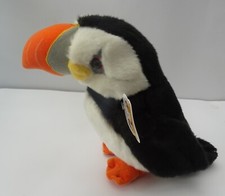 Puffin 16" quality plush toy, as it is, gift wrapped, personalised 3 options