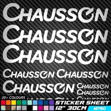 11x CHAUSSON Vinyl Decal