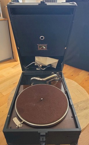Vintage hmv wind portable - vintage,
