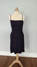 Agnes b Black Dress White
