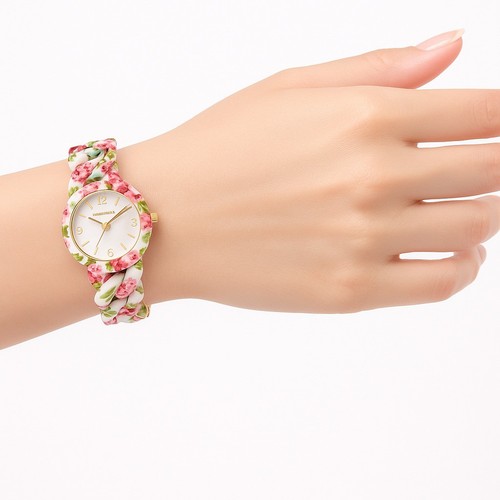 Ladies watch designer - watch, floral