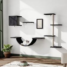 5Pcs Wall Mounted Cat Shelves