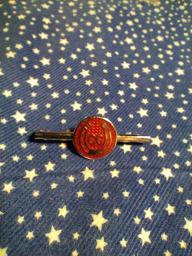 Vintage caravan club pin badge - club,
