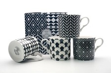 Black & White Mugs Set of 4