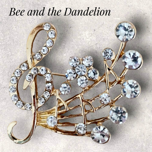 Treble clef and musical notes - treble,