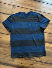 RRL Blue Striped T Shirt -