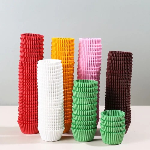 500pcs mini cupcake paper cups - cupcake,