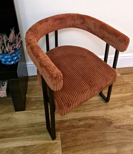 Set brown ribbed - set,