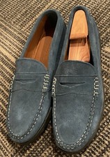 Quoddy Blue Suede Penny