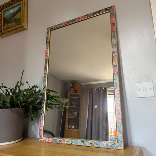 Vintage floral framed - floral, wall