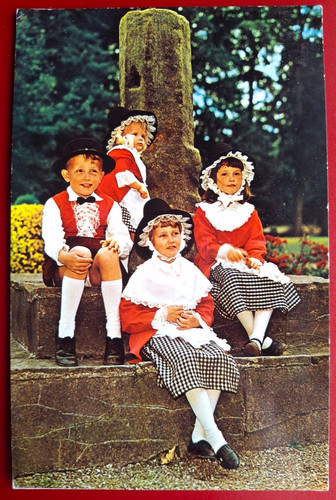 Vintage npo colour postcard - npo,