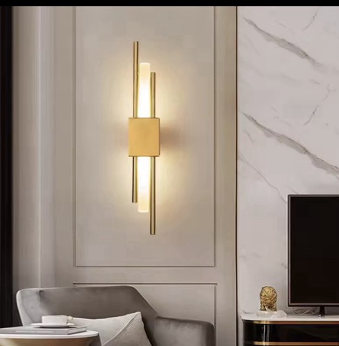 Gold led wall sconce - gold,
