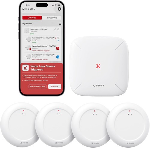 Wifi water leak sensor smart - wifi,
