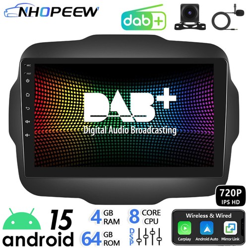 Dab 64gb carplay android15 - dab+, 4+64gb