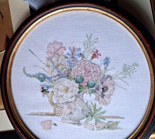 Floral cross stitch - stitch,