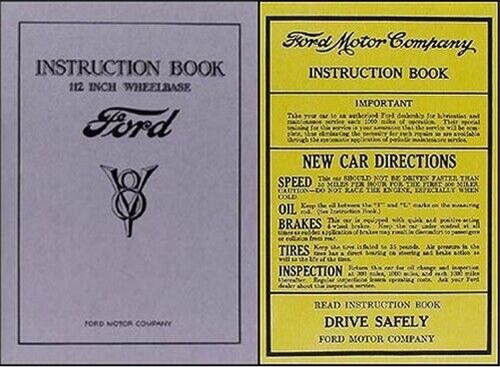 1933 ford car owners manual - 1933,