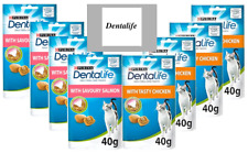 Bundle with Purina Dentalife Cat Treats - 2 Flavors for Happy Cats(Pack of 8)