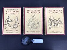 1950 51 52 First Edtn 3 Vol Set The Autobiography of Sir Alfred Munnings HB VGC