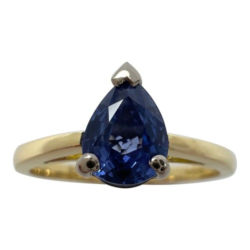 04ct vivid blue ceylon - 1.04ct,