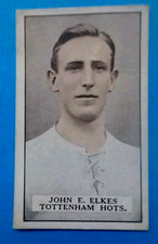 JOHN ELKES SPURS BIRMINGHAM WATFORD GALLAHER FAMOUS FOOTBALLERS 1926 CARD No 20