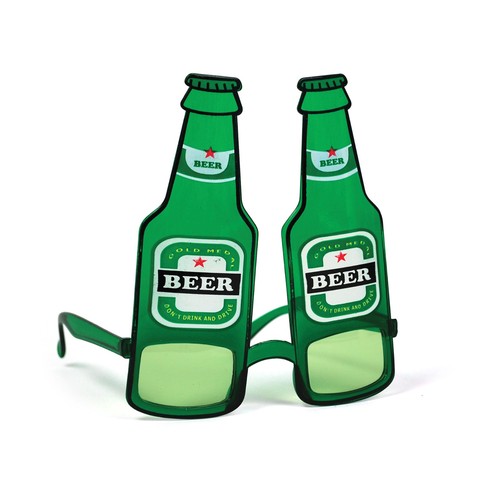 Beer bottle sunglasses novelty - beer,