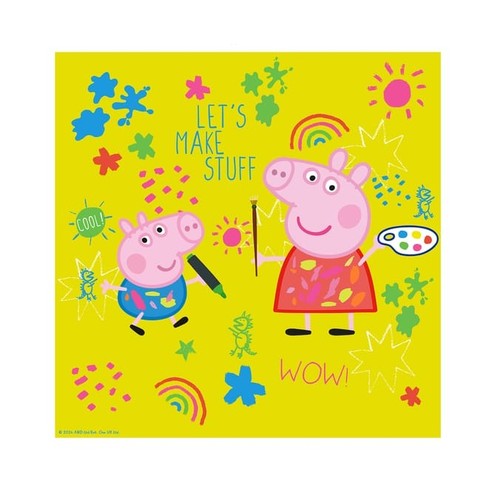 Peppa pig messy mat - messy, doh