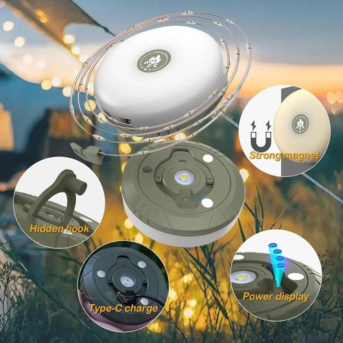 Led camping light - 4-in-1,