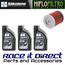 Oil & Filter Kit for Suzuki AN400 Burgman 1999-2006 Silkolene & Hiflo