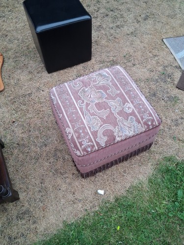 Vintage footstool please see - please,