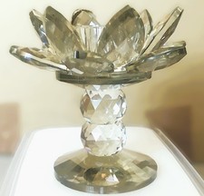 Crystal Lotus Flower Candle
