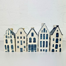 Bundle of 5 KLM Delft Blue Bols Miniature Houses Bottles 15,22,52,54,79 #232
