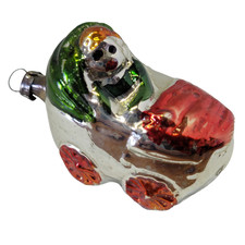 Vintage Glass Ornament Baby