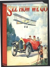 Die-Cut Modern Postcard: BOOK