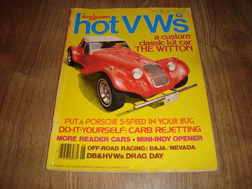 Vintage dune buggies and hot - buggies,