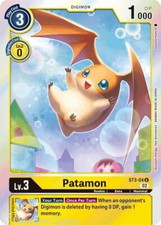 ST3-04 Patamon :: Uncommon Foil Digimon Card :: RB01: Resurgence Booster ::