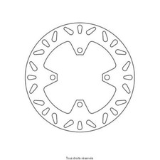 Rear brake disc Kawasaki GPX