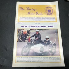 OFFICIAL JOURNAL THE VINTAGE MOTORCYCLE CLUB MAGAZINE APRIL 1996 TREFFEW RALLY