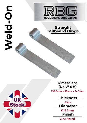 Trailer straight hinge weld - 2x,