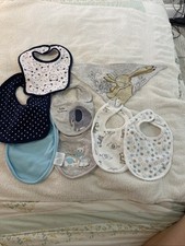 Assorted Babies Bibs X 8 Various Styles Colours VGC Plz See Photos