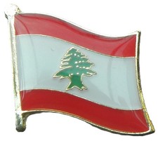 Lebanon Flag Pin Badge Brooch