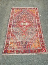 Mid 20th century woven Heriz style middle eastern rug
