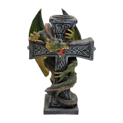Medieval celtic cross with - medieval,