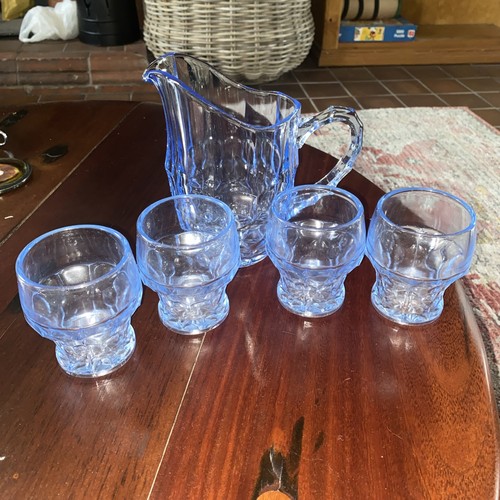 Four vintage glass georgian - four,