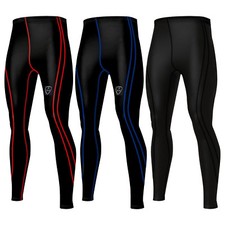DHERA Men's  Compression Base Layer Pants Leggings Running Skin Tight Trousers