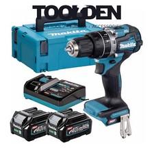 Makita HP002GD202 40V Max XGT Brushless Combi Drill with 2 x 2.5Ah Batteries