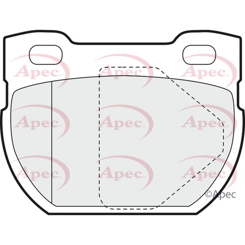 Brake pads set - pads, land