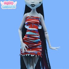 Monster High Zombie Shake Meowlody Werecat Twins Doll Replacement Red Dress